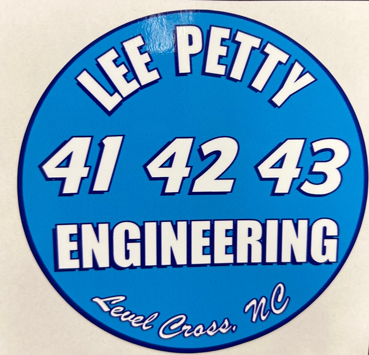 Lee Petty Engineering Sticker